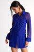 Shan Charlie Grid Mesh Beach Shirt - 42595-85-560